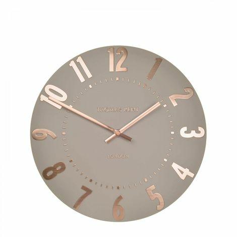 12" Mulberry Rose Gold Wall Clock