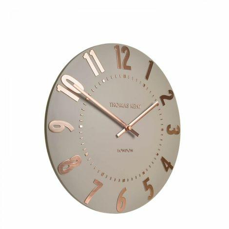 12" Mulberry Rose Gold Wall Clock