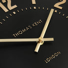 12'' Mulberry Wall Clock, Noir