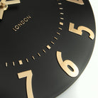 12'' Mulberry Wall Clock, Noir