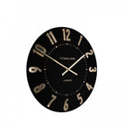 12'' Mulberry Wall Clock, Noir