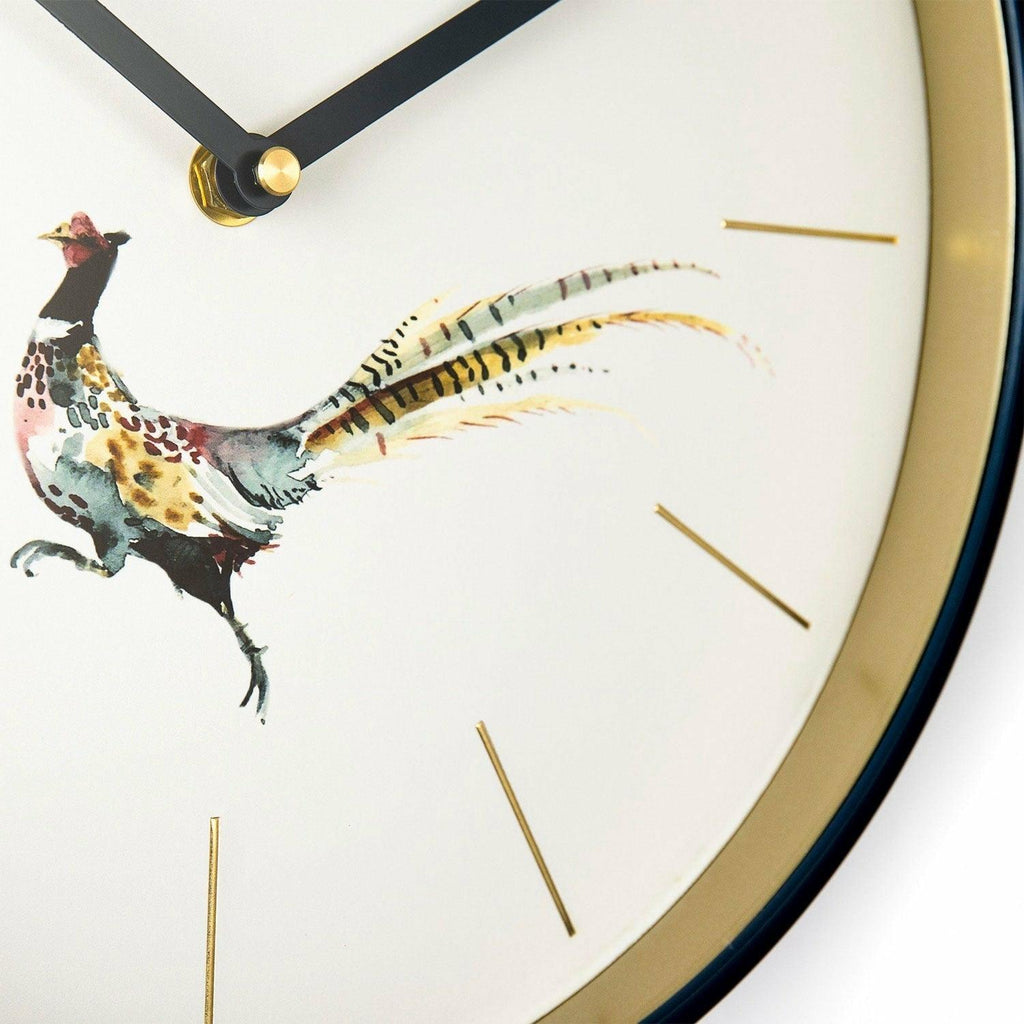 12'' Woodland Pheasant Wall Clock
