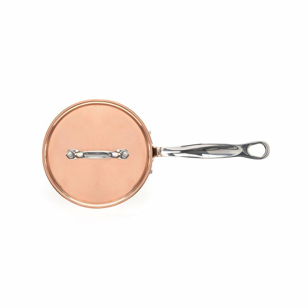 16 cm Copper Induction Saucepan, with Lid