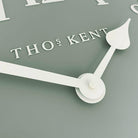 20" Arabic Clock, Seagrass