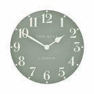 20" Arabic Clock, Seagrass