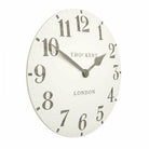20" Arabic Wall Clock, Limestone