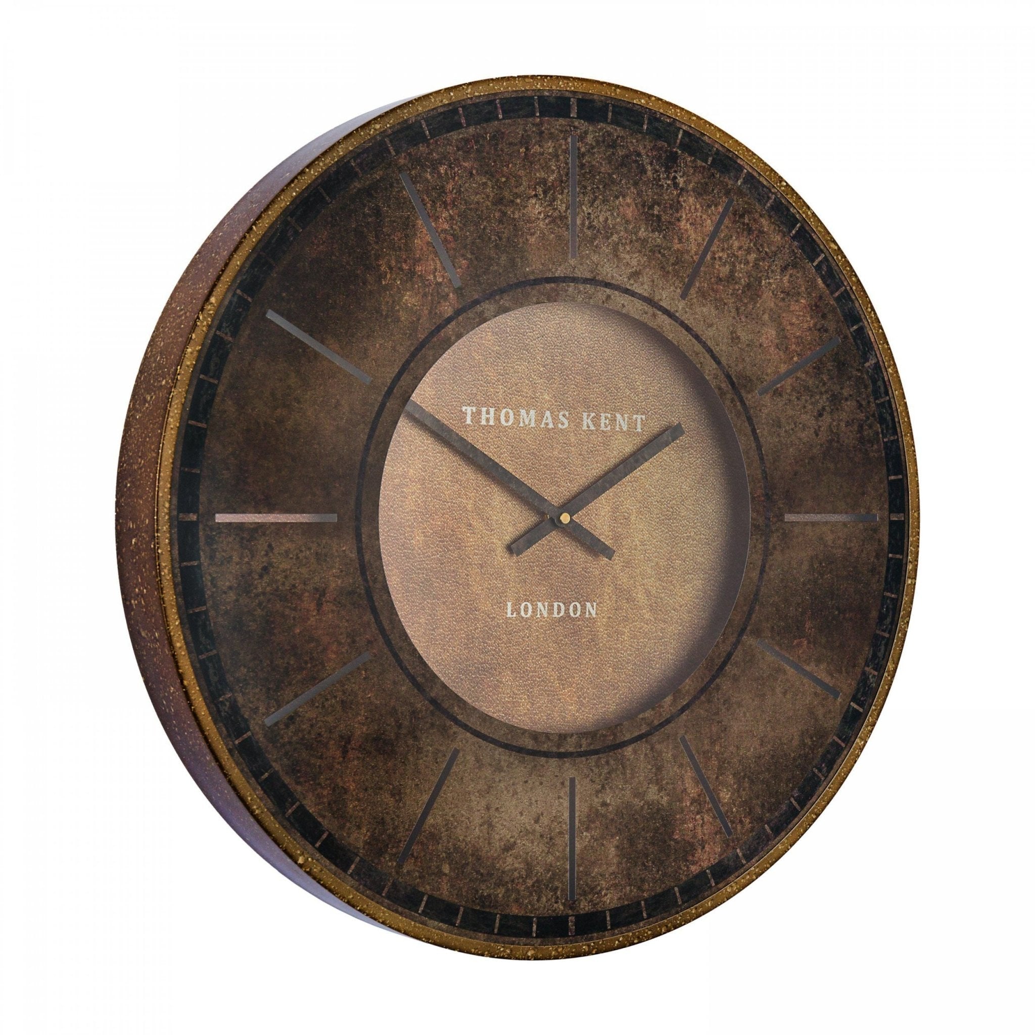 21" Florentine Wall Clock, Leather