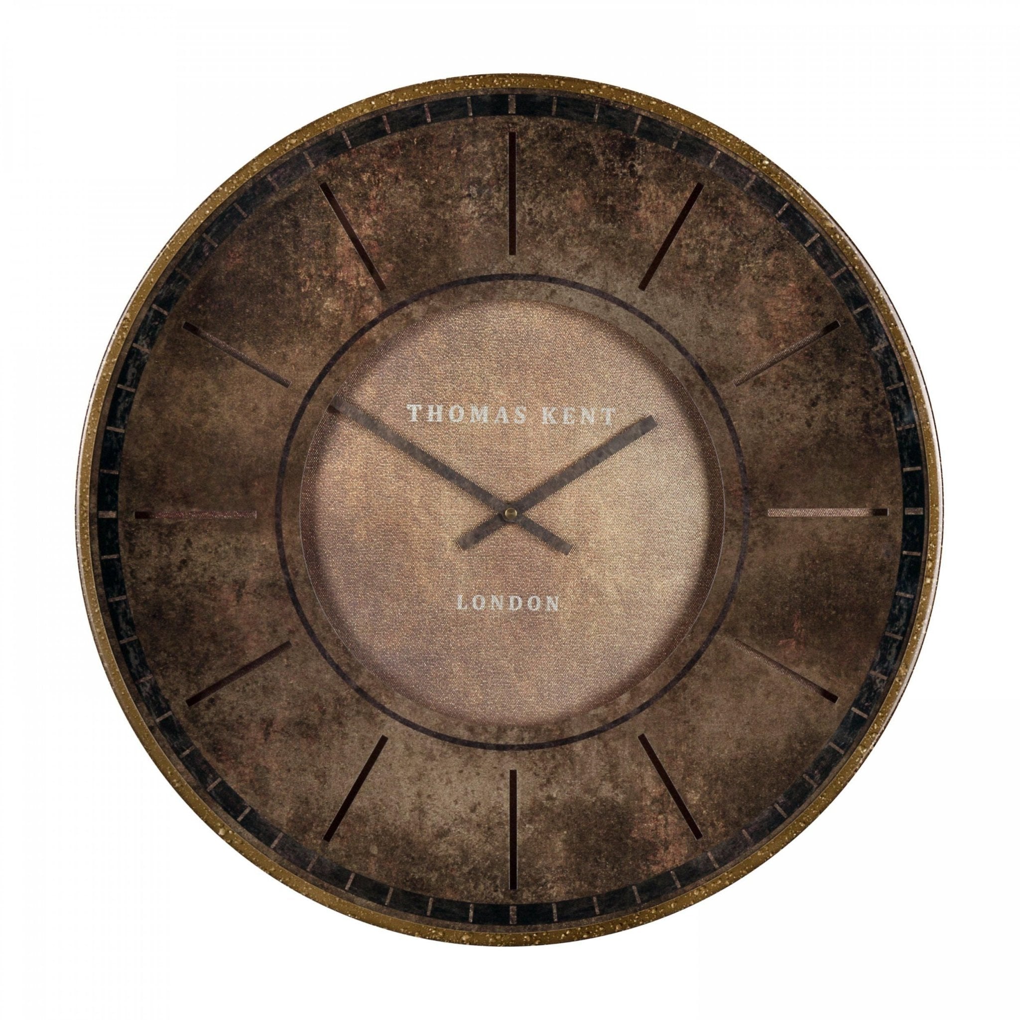 21" Florentine Wall Clock, Leather