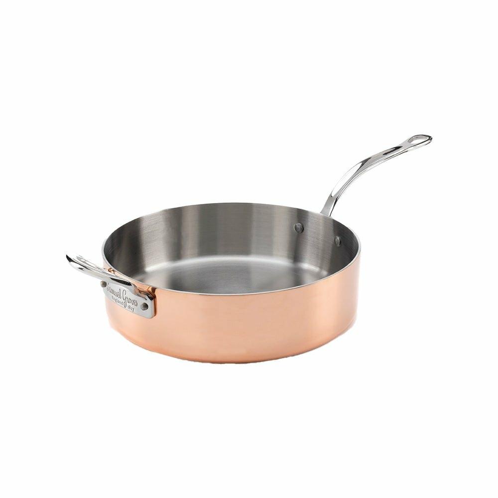 26cm Induction Copper Sauté Pan with Lid