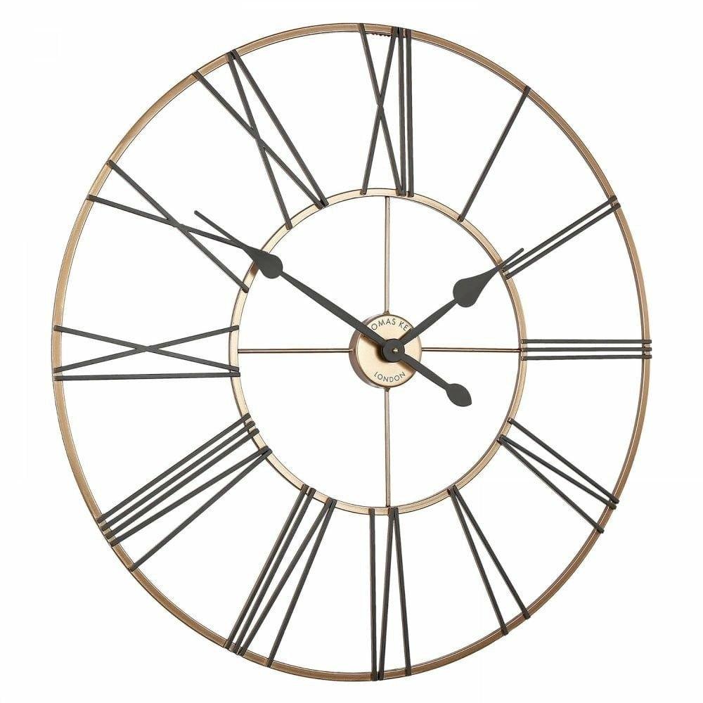 Summer House Outdoor Wall Clock, Copper 32"