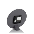 6" Mulberry Mantel Clock, Graphite Silver