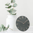 6" Mulberry Mantel Clock, Olive Green