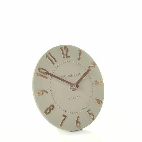 6" Mulberry Rose Gold Mantle Clock