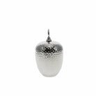 Acorn Hammered Metal Jar, small