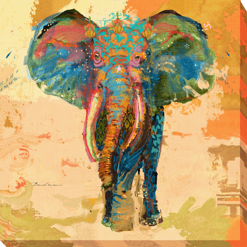 Animal Utopia Elephant Artwork