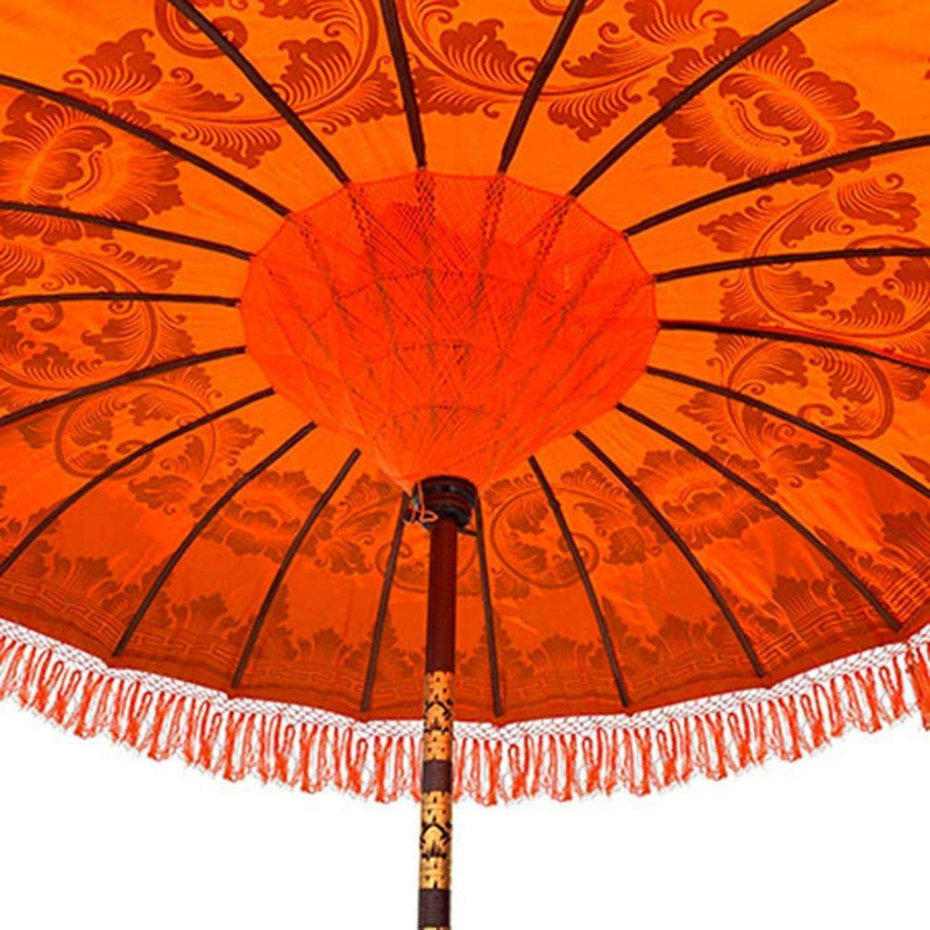 Bali Sun Parasol, Orange and Gold