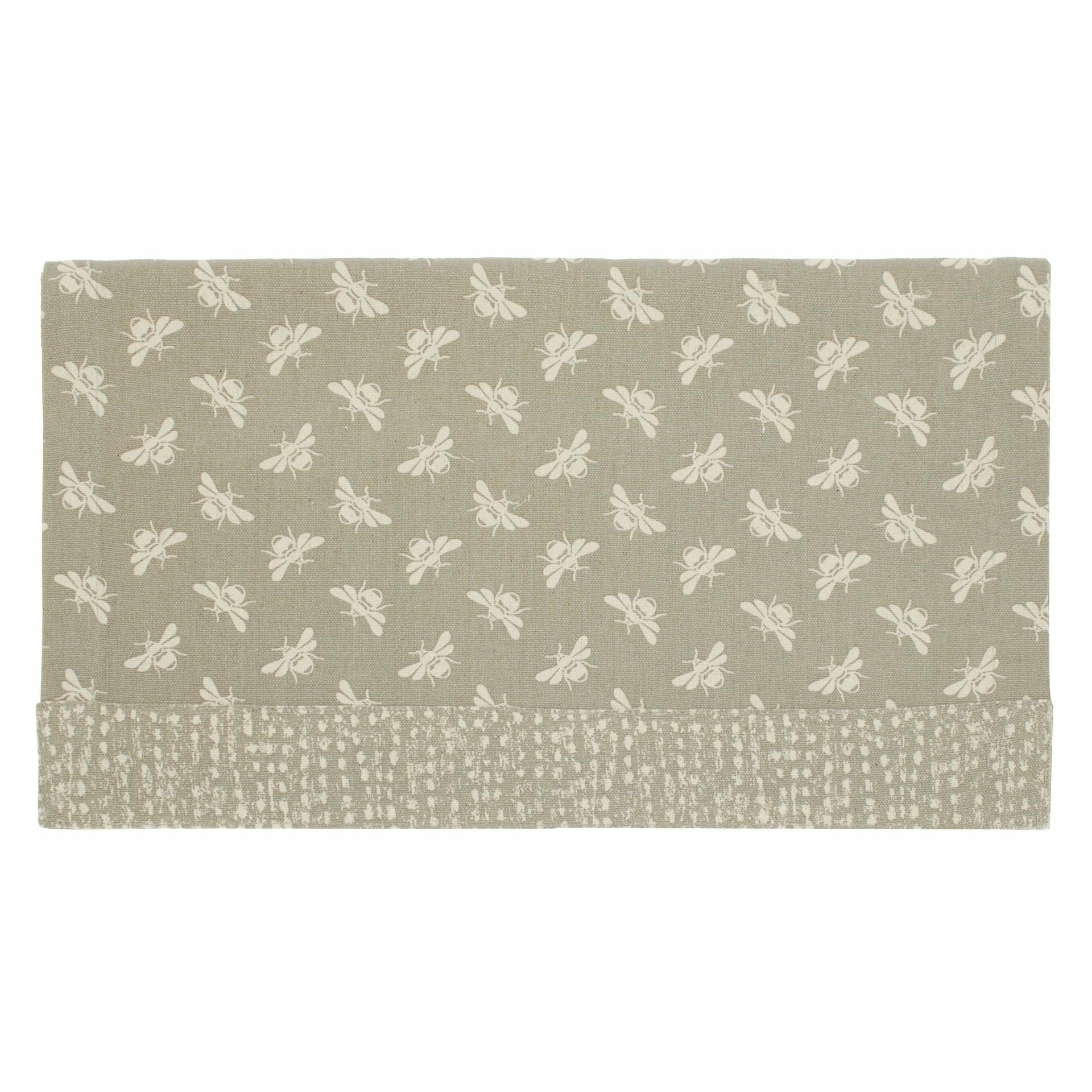 Bee Table Runner, Natural