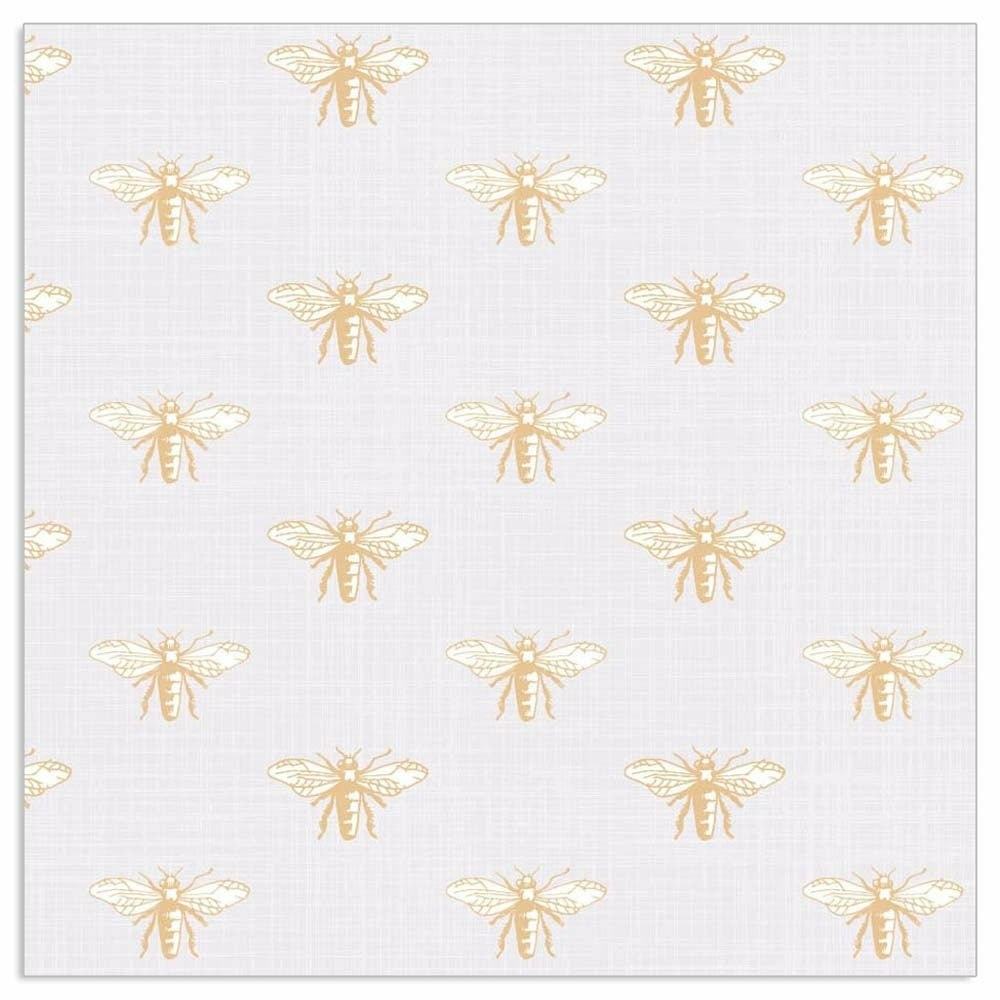 Bees Napkin, Taupe