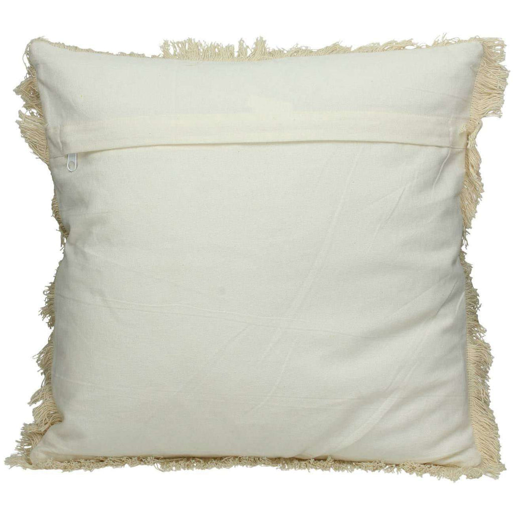 Blockprinted Blue Natural Cotton Cushion - Angela Reed -