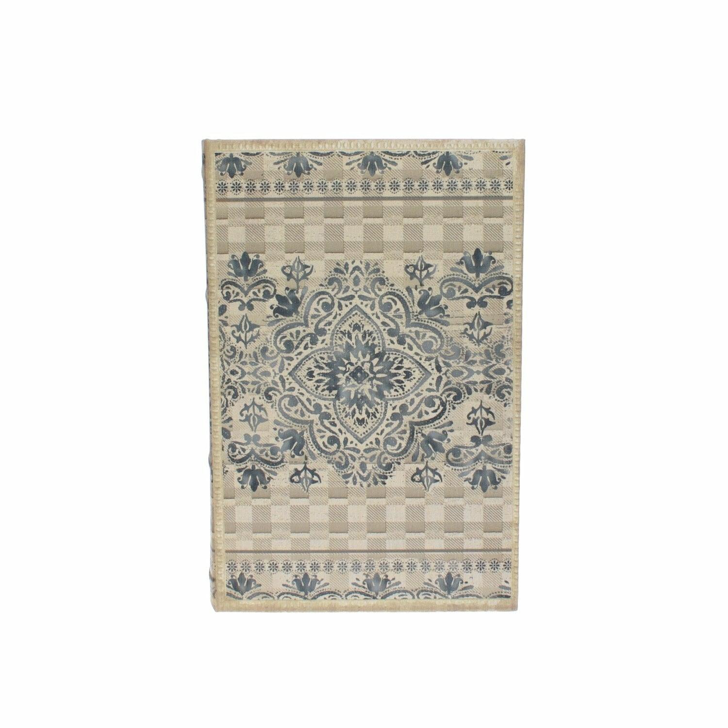 Blue and Grey Patterned Book Box