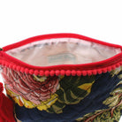 Blue Carnation Makeup Bag