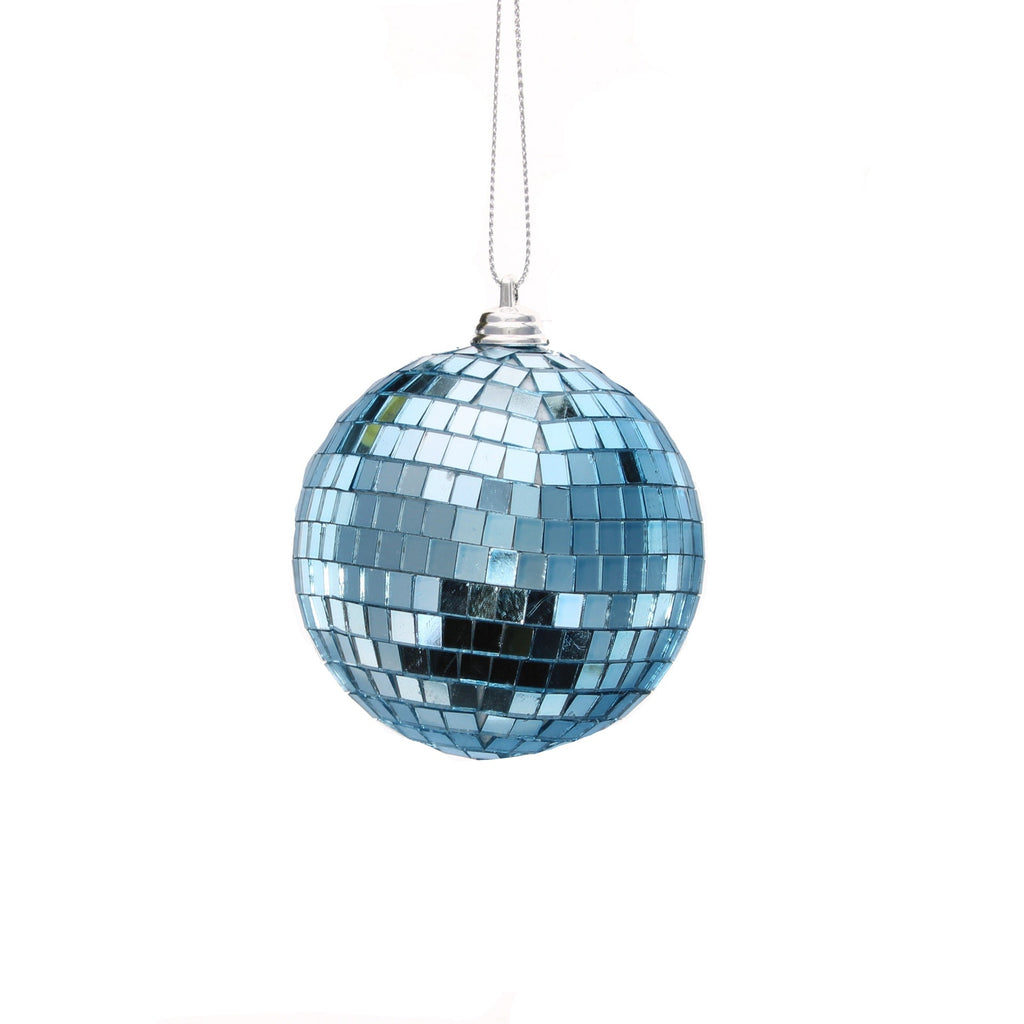 Blue Disco Ball Bauble - Angela Reed - Christmas Decorations