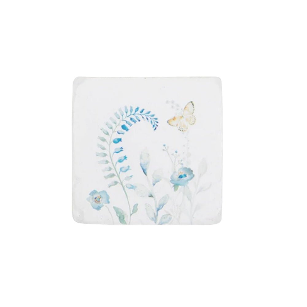Blue Flower Coaster - Angela Reed -