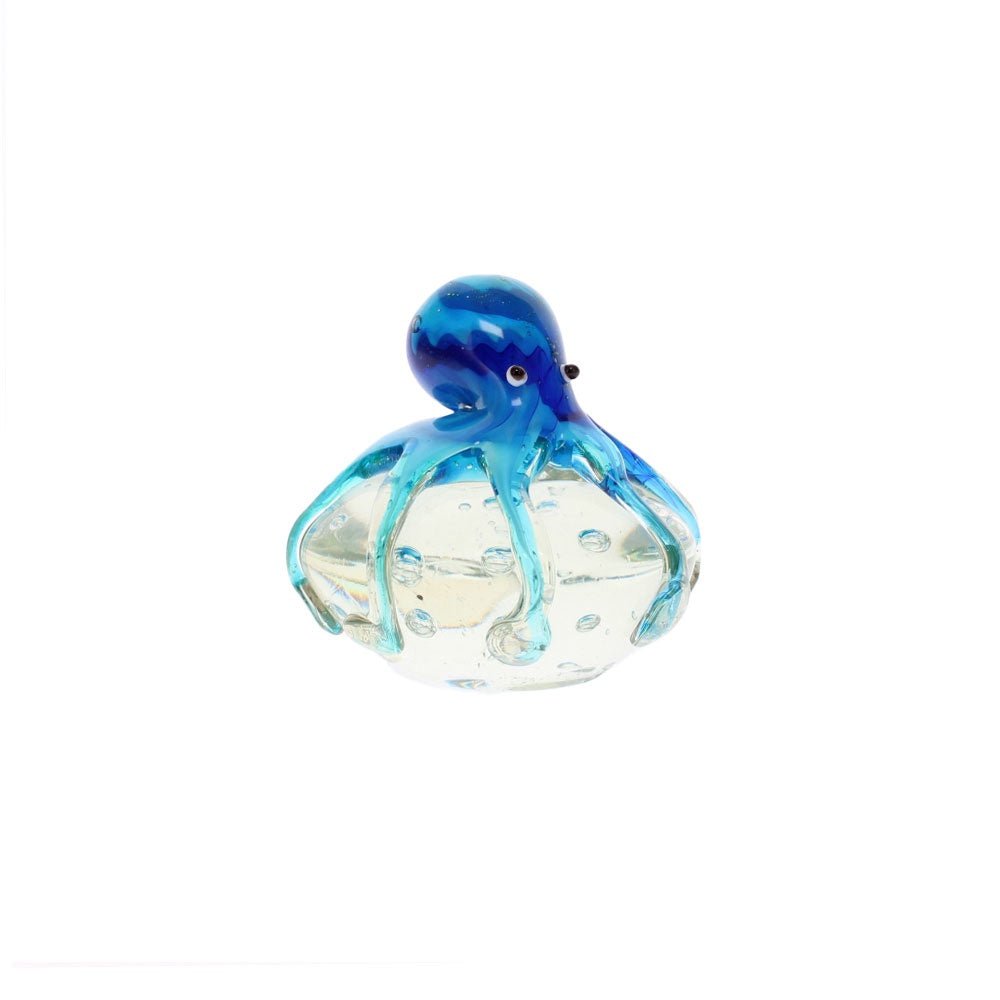 Blue Octopus Paperweight