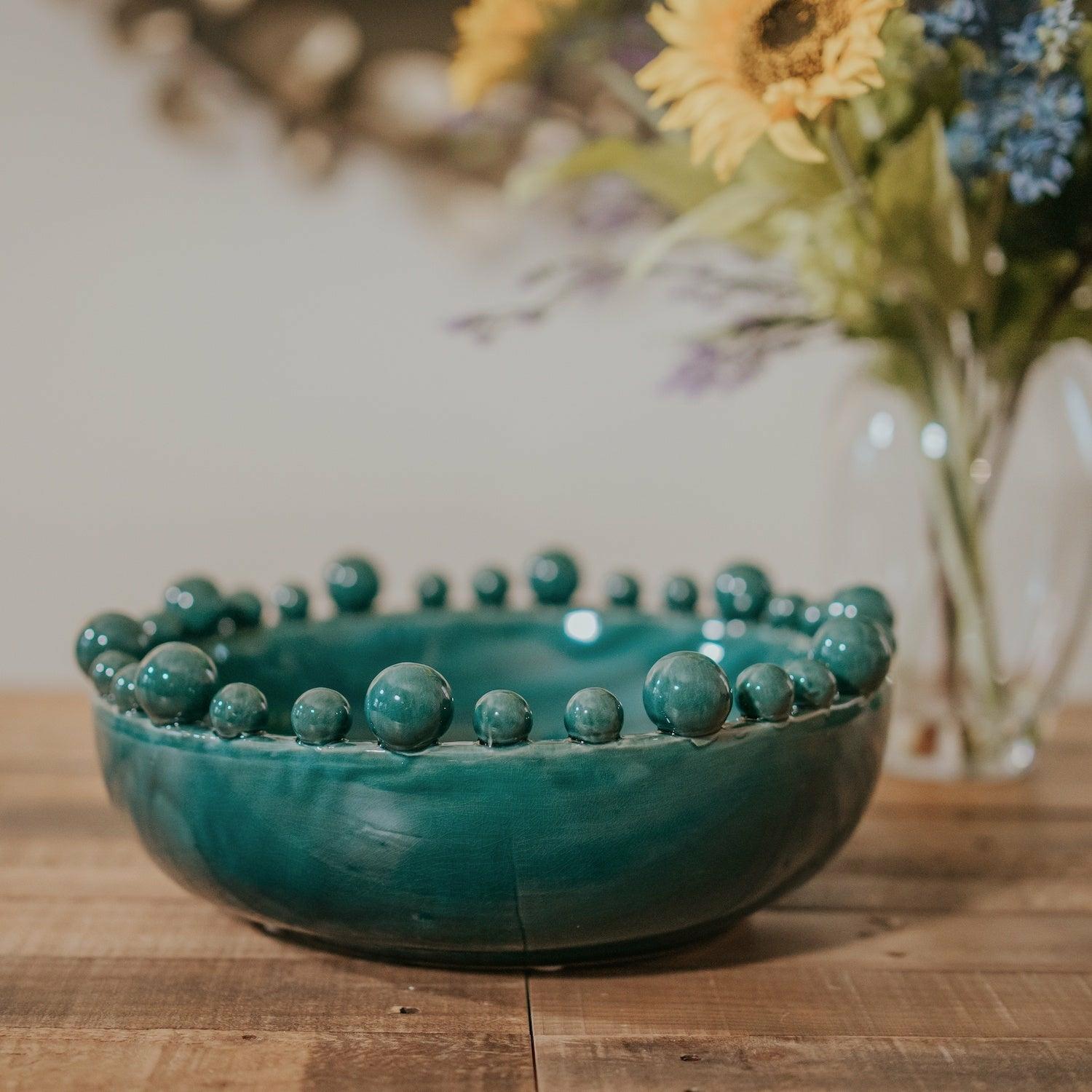 Bobble Bowl, Teal