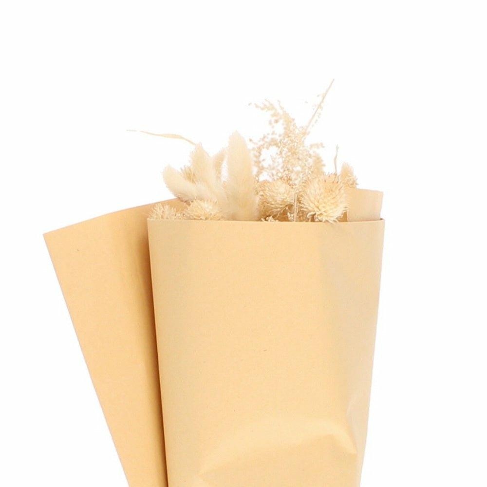 Bouquet Of Dry Flowers, White