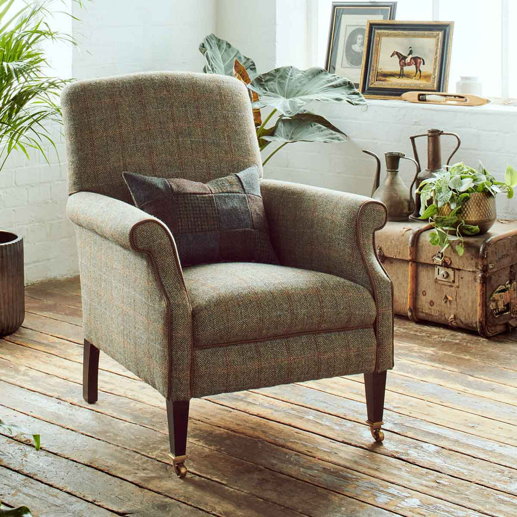 Bowmore Tweed Armchair - Angela Reed - Furniture