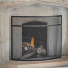 Bretforton Firescreen in Black, Large