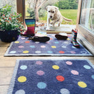Bright Spotted Hug Rug Door Mat