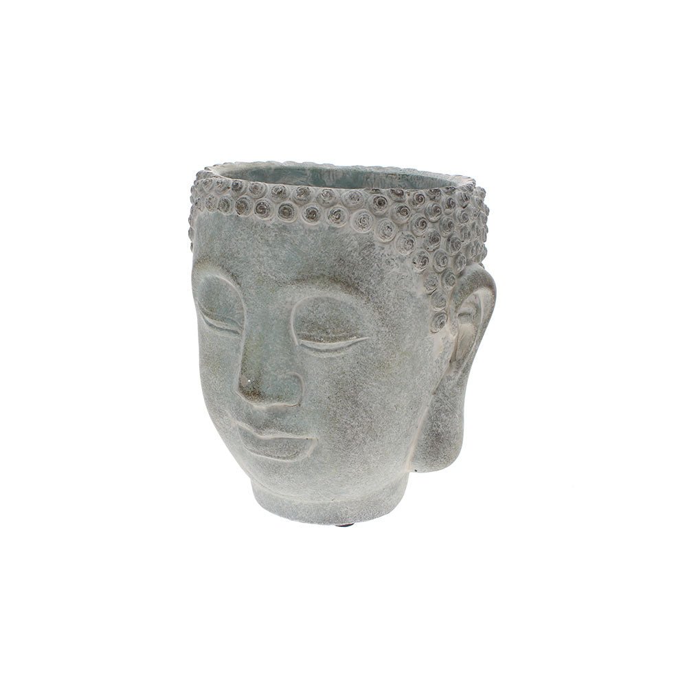 Buddha Head Planter, Large - Angela Reed -