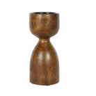 Bulbous Wooden Candlestick, Large