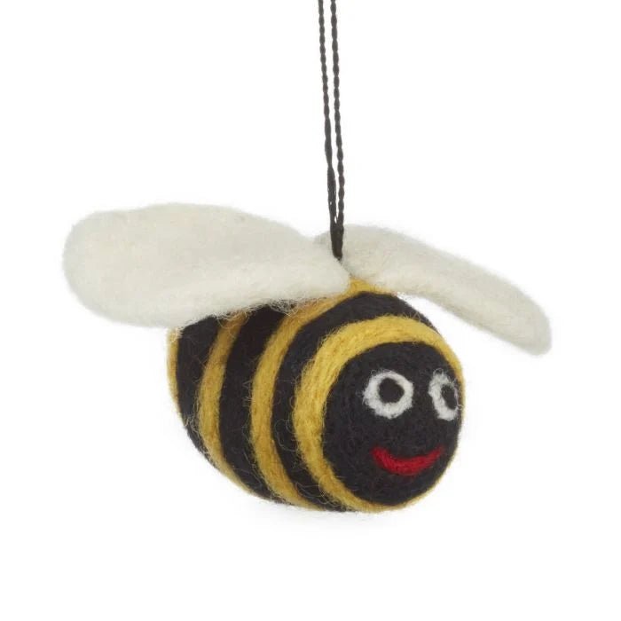 Bumblebee Hanging Felt Decoration - Angela Reed -