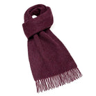 Burgundy Merino Wool Scarf