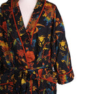 Burnt Orange Print Dressing Gown