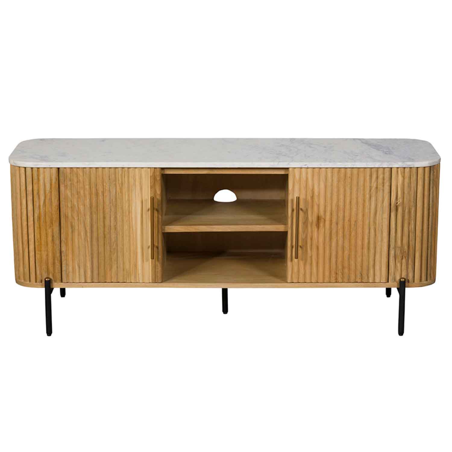 Calcutta Marble TV Unit