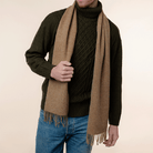 Camel Merino Wool Scarf