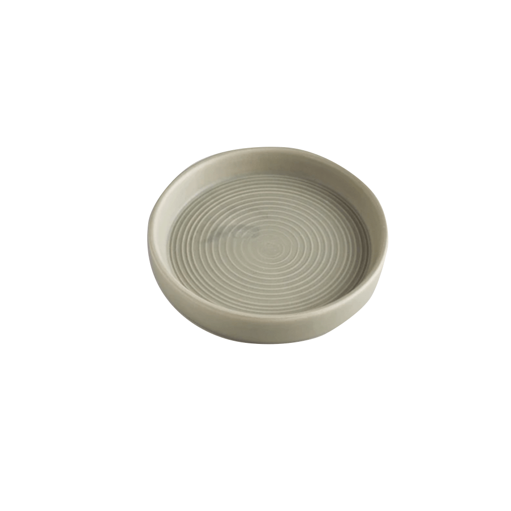 Candle Plate, Light Grey, Small