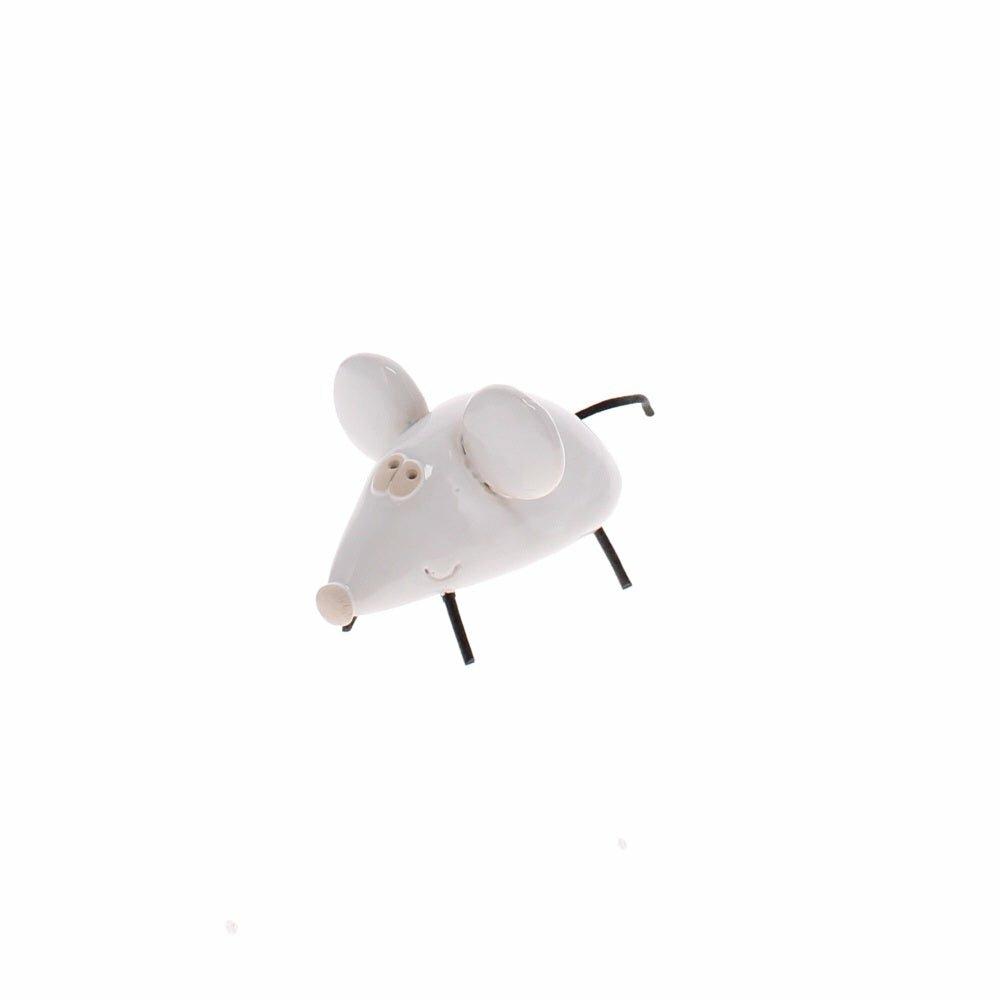 Ceramic White Mouse