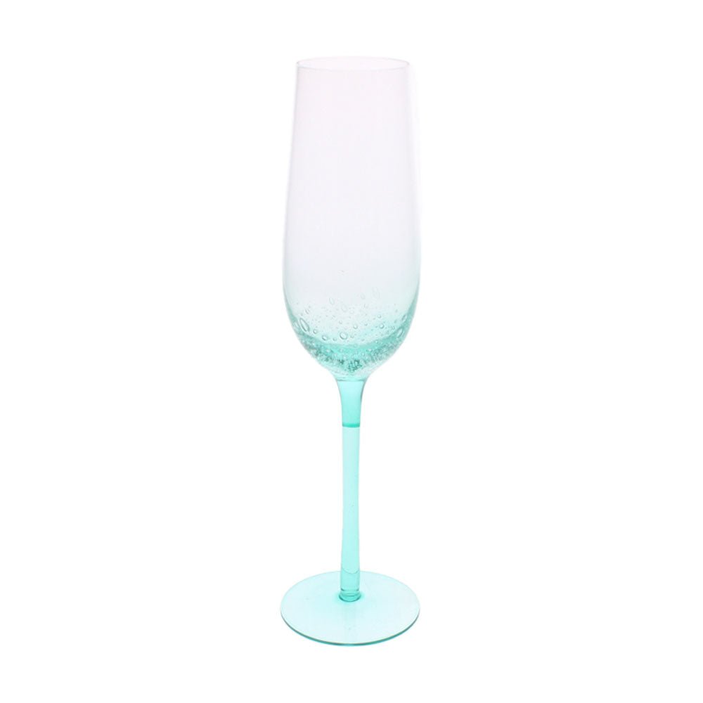 Champagne Glass, Aqua - Angela Reed -
