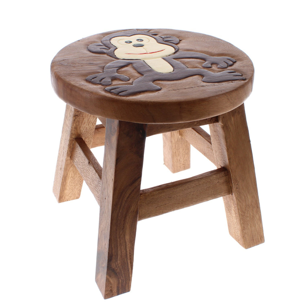 Children's Monkey Stool - Angela Reed -