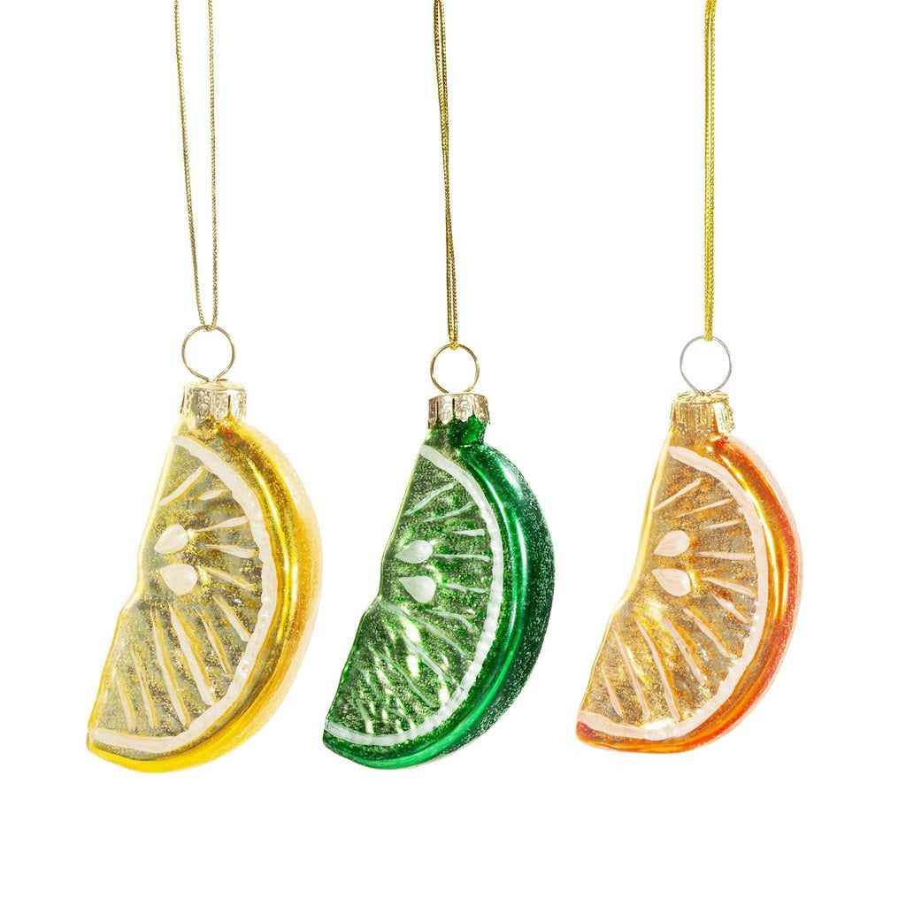 Citrus Wedge Shaped Bauble, Assorted