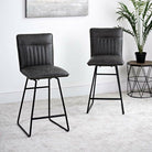 Cole Bar Stool in Grey