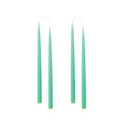 Colourful 35cm Taper Candles - 4 per gift boxa Mint Green