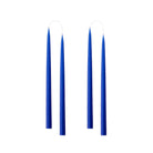 Colourful 35cm Taper Candles - 4 per gift boxa Cobolt Blue