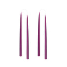Colourful 35cm Taper Candles - 4 per gift boxa Heather