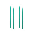 Colourful 35cm Taper Candles - 4 per gift boxa Turquoise